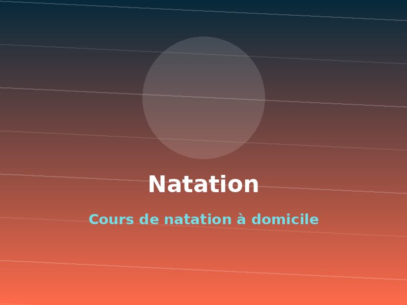 Cours de natation à domicile
