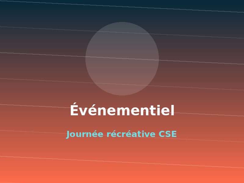 Journée récréative CSE
