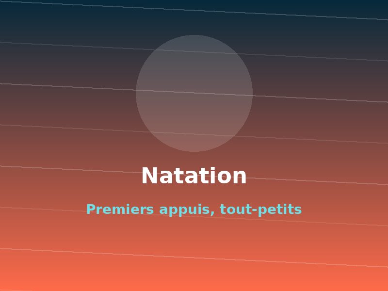 Premiers appuis, tout-petits